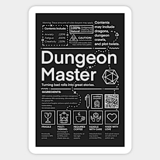 Dungeon Master: Handle with Care | DM Survival Kit Sticker